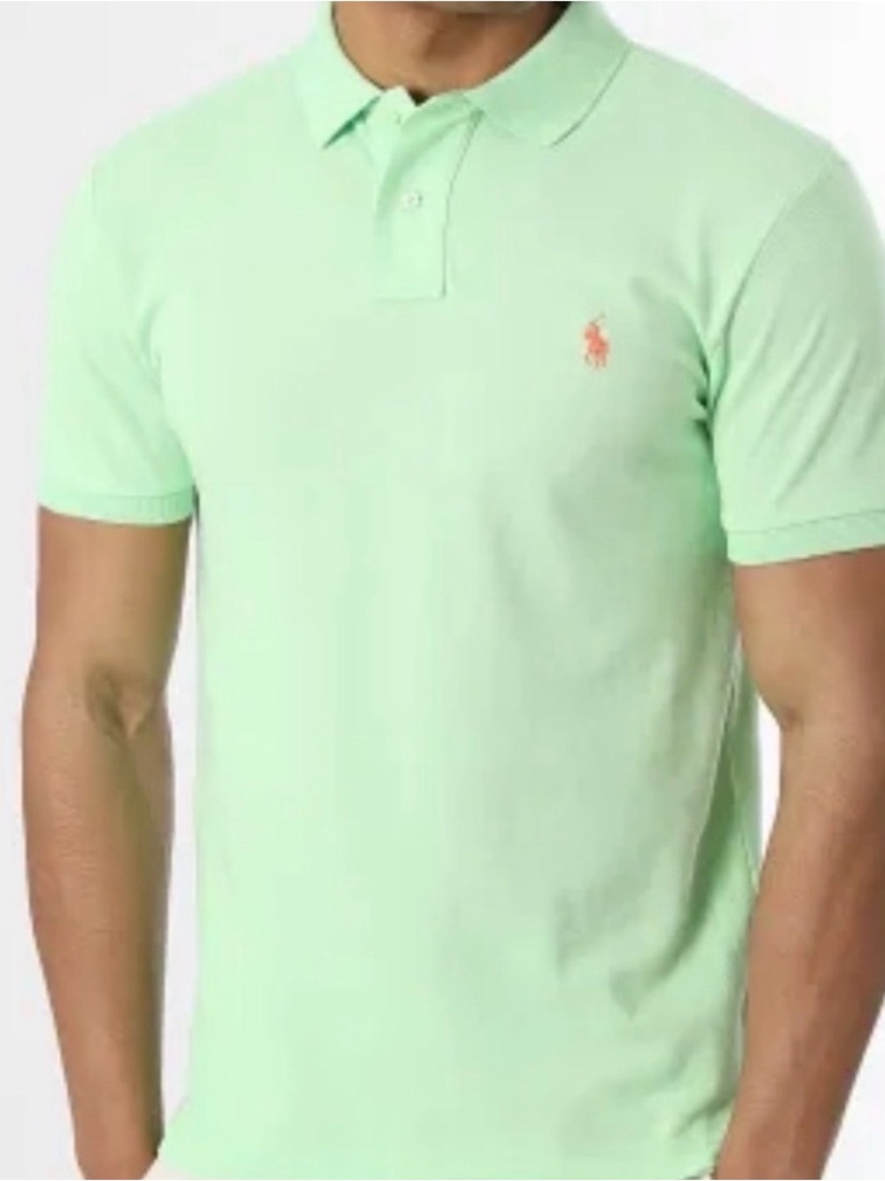 Polo by Ralph Lauren Mint Green Men's Classic Short-Sleeve Polo